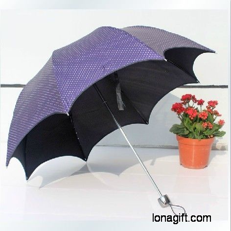 黑膠折疊 防紫外線晴雨傘